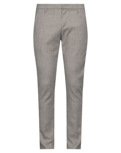 Dondup Men's Joe Prince-of-wales Checked Trousers In Beige