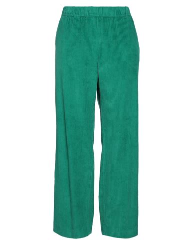 Ottod'ame Woman Pants Green Size 2 Cotton