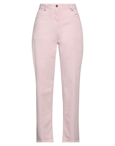 Myths Woman Jeans Light Pink Size 8 Cotton, Elastane