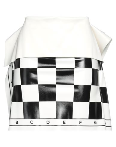 Mm6 Maison Margiela Woman Mini Skirt White Size 4 Polyester
