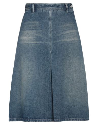 Mm6 Maison Margiela Woman Denim Skirt Blue Size 2 Cotton