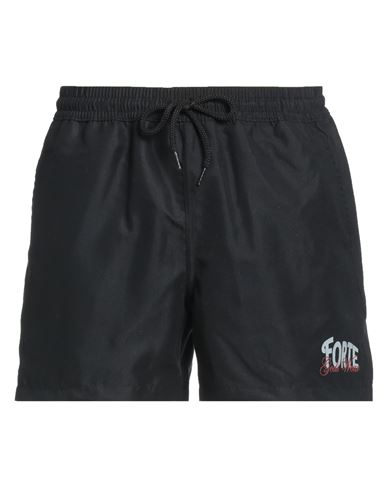 Gcds Man Shorts & Bermuda Shorts Black Size Xl Polyester