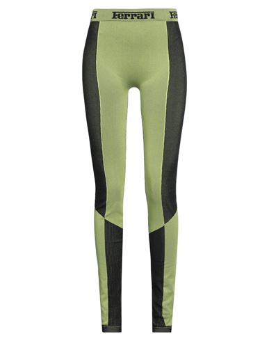 Ferrari Green Polypropylene Livery Leggings In Green