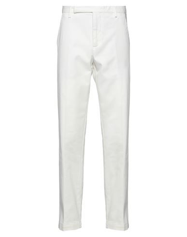 Entre Amis Man Pants Cream Size 32 Cotton, Elastane In White