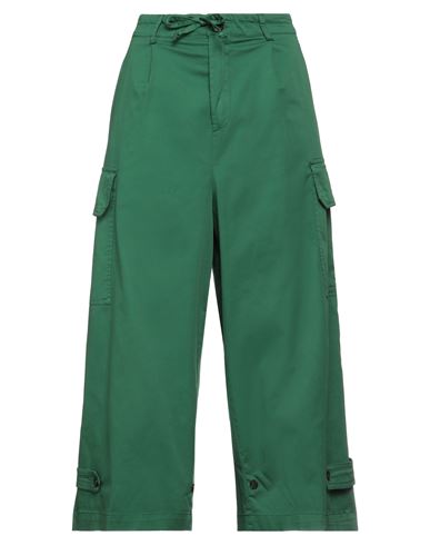 Semicouture Woman Pants Emerald Green Size 6 Cotton, Elastane