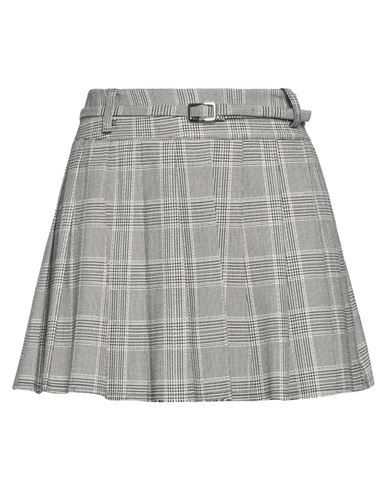 Haveone Woman Mini Skirt Black Size M Polyester, Viscose, Elastane