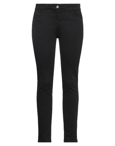 PATRIZIA PEPE PATRIZIA PEPE WOMAN PANTS BLACK SIZE 31W-34L COTTON, POLYESTER, ELASTANE