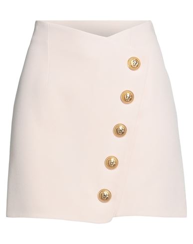 Balmain Woman Mini Skirt Light Pink Size 6 Viscose