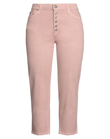 Roy Rogers Roÿ Roger's Woman Cropped Pants Pastel Pink Size 32 Cotton, Elastane