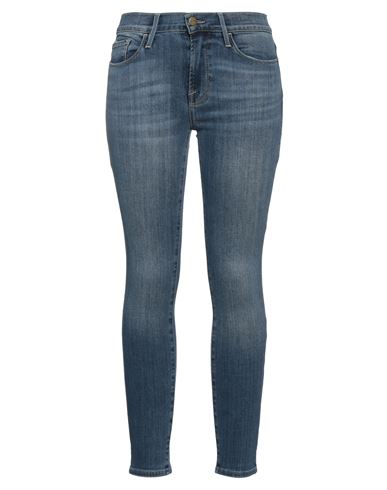Frame Woman Denim Pants Blue Size 27 Cotton, Lyocell, Polyester, Elastane