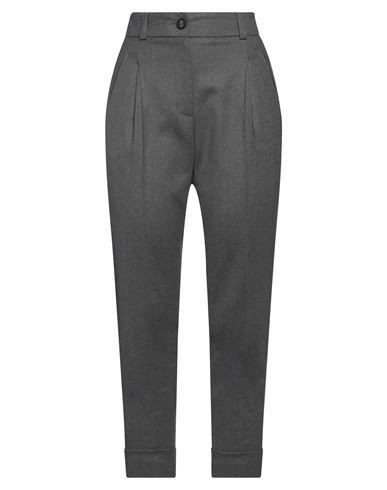 Cappellini By Peserico Woman Pants Lead Size 4 Wool, Polyester, Elastane In Grey