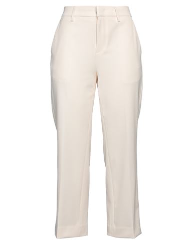 Dondup Woman Pants Ivory Size 28 Polyester, Virgin Wool, Elastane In White