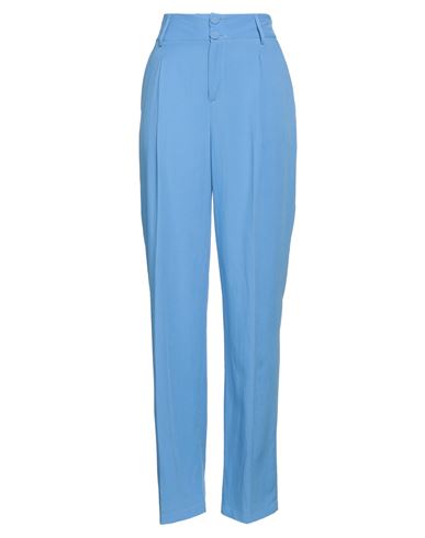 Shop Blugirl Blumarine Woman Pants Light Blue Size 10 Viscose, Linen