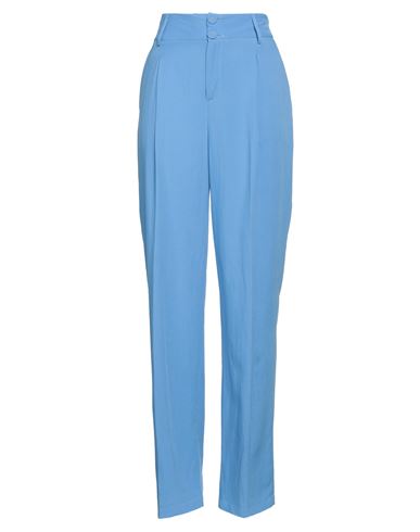 Blugirl Blumarine Woman Pants Light Blue Size 10 Cotton, Acetate