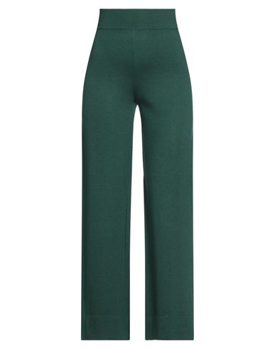 Archivio B Woman Pants Dark Green Size Xl Merino Wool