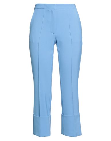 Simona Corsellini Woman Pants Light Blue Size 2 Polyester, Viscose, Cotton, Elastane
