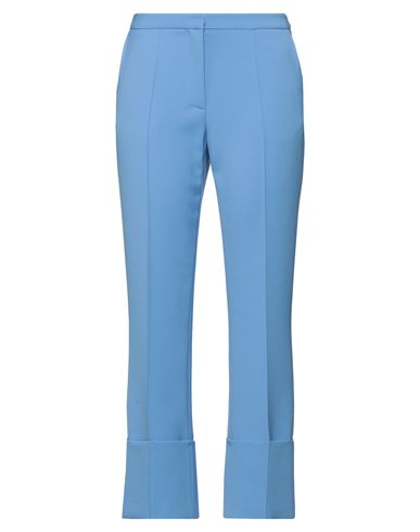 Simona Corsellini Woman Pants Pastel Blue Size 4 Polyester, Viscose, Cotton, Elastane