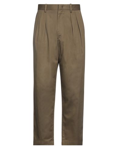 Shop Isabel Marant Man Pants Military Green Size 42 Cotton