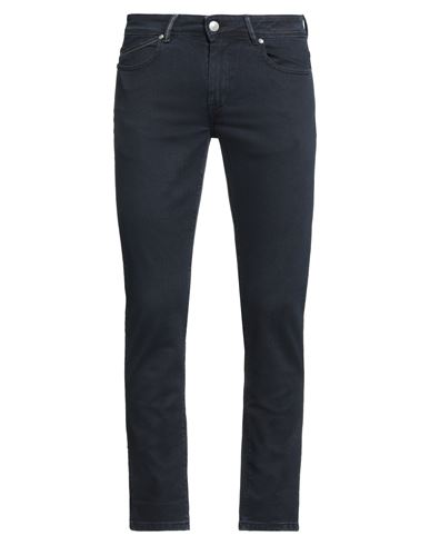 Re-hash Re_hash Man Pants Navy Size 33 Cotton, Elastane