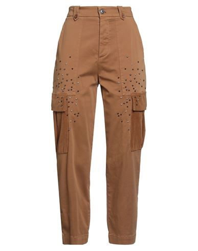 Mason's Woman Pants Brown Size 6 Cotton, Lyocell, Elastane