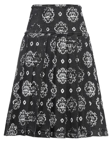 John Richmond Woman Mini Skirt Black Size 32 Cotton, Elastane