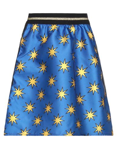 Alessandro Enriquez Woman Mini Skirt Blue Size 4 Polyester