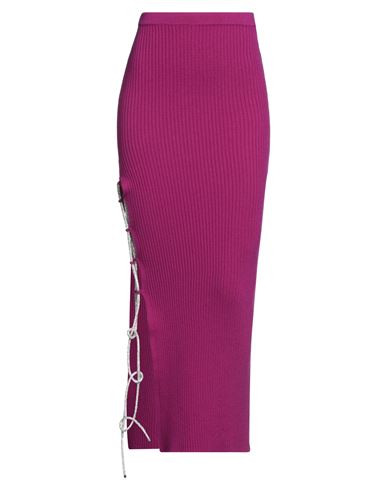 Giuseppe Di Morabito Woman Maxi Skirt Mauve Size 4 Virgin Wool, Acrylic In Purple