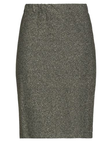 Mariuccia Woman Mini Skirt Gold Size S Polyester, Viscose, Elastane