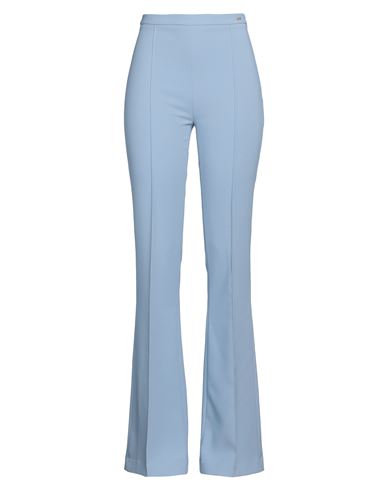 Elisabetta Franchi Woman Pants Sky Blue Size 6 Polyester, Elastane
