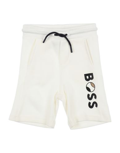 Hugo Boss Babies' Boss Newborn Boy Pants Off White Size 3 Viscose, Cotton, Polyester, Elastane