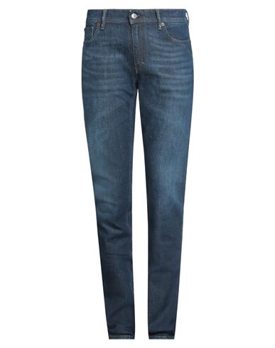 Acne Studios Man Jeans Blue Size 30w-34l Cotton, Elastane