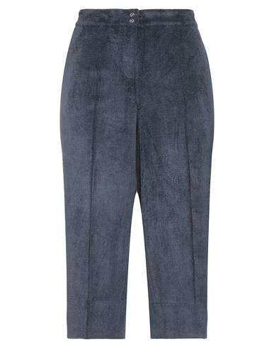 Nenè Woman Cropped Pants Navy Blue Size 12 Polyester, Cotton, Elastane