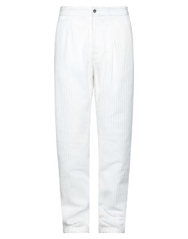 Lardini Man Pants White Size 36 Cotton