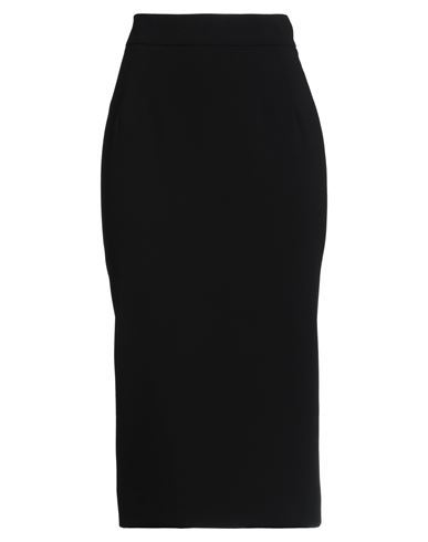 Dolce & Gabbana Wool-blend Pencil Skirt In Black