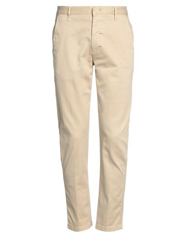 Berna Man Pants Beige Size 38 Cotton, Elastane