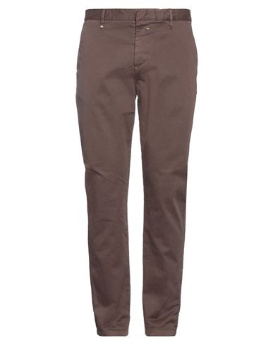 Berna Man Pants Dark Brown Size 30 Cotton, Elastane