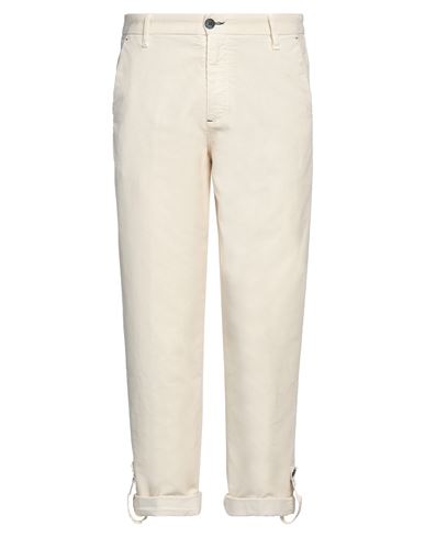 Berna Man Pants Ivory Size 30 Cotton, Polyester, Elastane In White