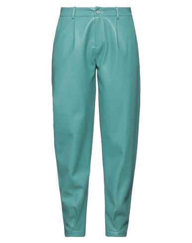 Jijil Woman Pants Turquoise Size 8 Polyester, Polyurethane Coated In Blue