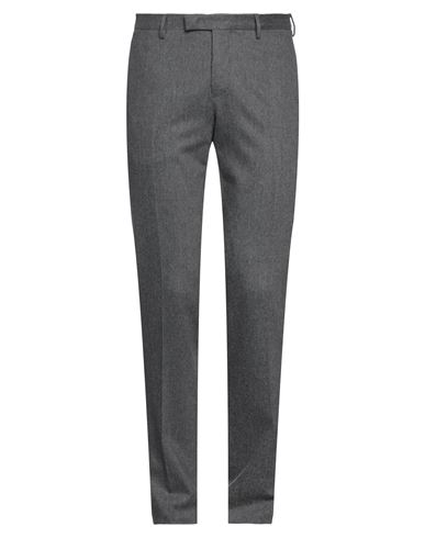 Pt Torino Man Pants Lead Size 30 Virgin Wool, Elastane In Grey