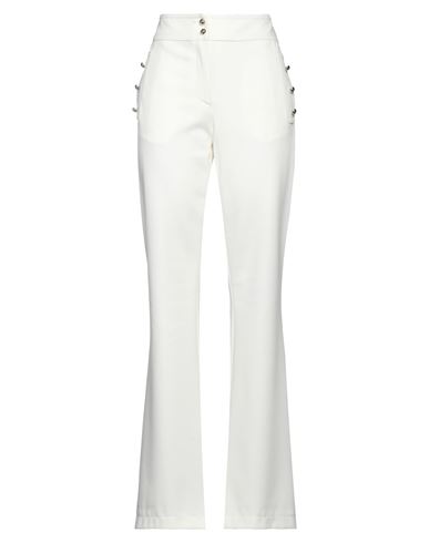 Giorgio Grati Woman Pants Ivory Size 12 Polyamide, Elastane In White