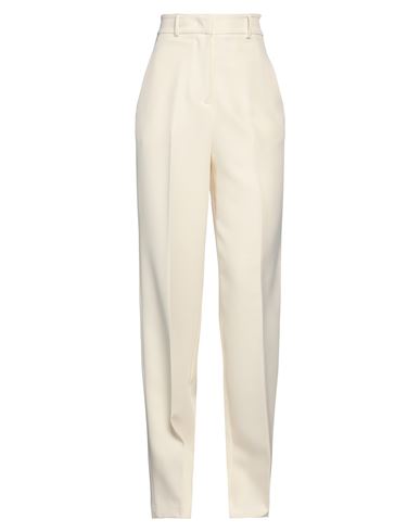 Hinnominate Woman Pants Ivory Size Xxs Polyester, Elastane In White