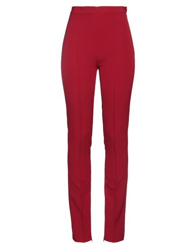 Hebe Studio Woman Pants Red Size 6 Polyester, Elastane
