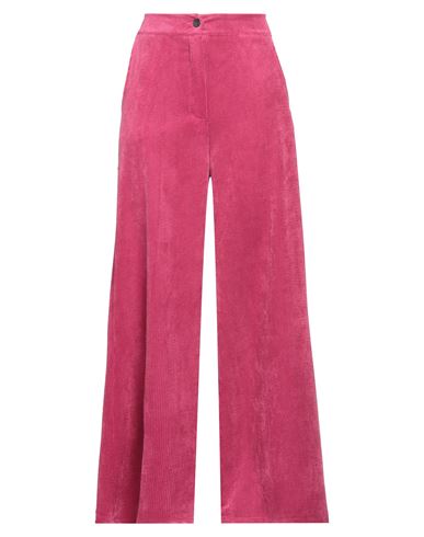 Ouvert Dimanche Woman Pants Fuchsia Size M Polyester, Nylon, Elastane In Pink
