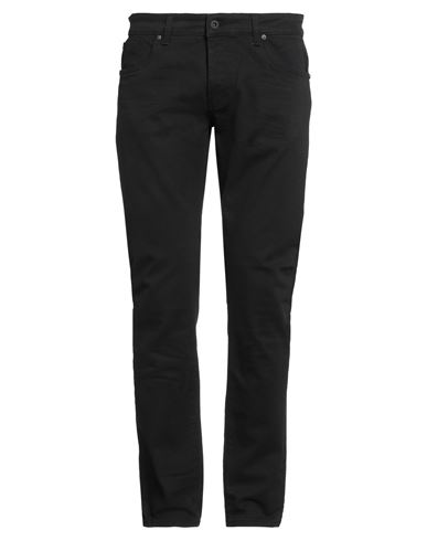MESSAGERIE MESSAGERIE PATRIZIO PISCAGLIA MAN PANTS BLACK SIZE 34 COTTON, ELASTANE 