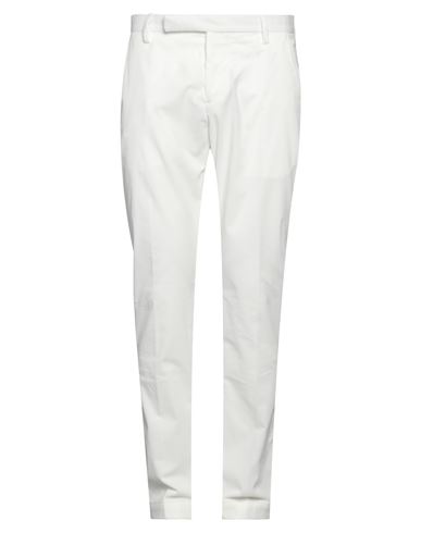 Shop Entre Amis Man Pants White Size 33 Cotton, Elastane