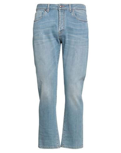 Messagerie Man Jeans Blue Size 32 Cotton, Elastane