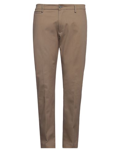 MESSAGERIE MESSAGERIE PATRIZIO PISCAGLIA MAN PANTS KHAKI SIZE 36 COTTON, ELASTANE 