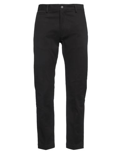 MESSAGERIE MESSAGERIE PATRIZIO PISCAGLIA MAN PANTS BLACK SIZE 32 COTTON, ELASTANE 