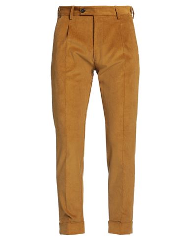 Messagerie Man Pants Mustard Size 34 Cotton, Elastane In Yellow