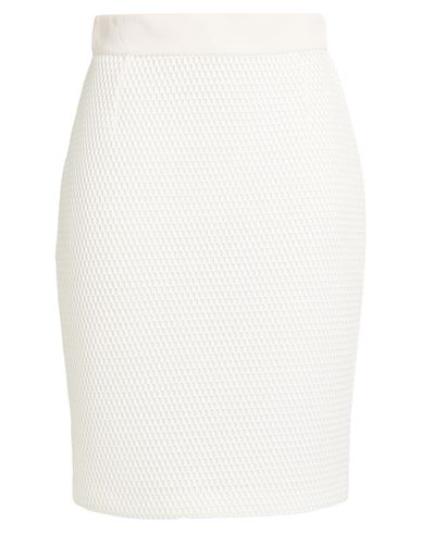 W Les Femmes By Babylon Woman Mini Skirt White Size 4 Polyamide, Polyurethane, Viscose In White